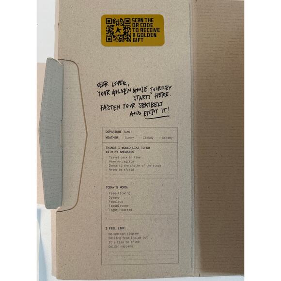 Golden Goose Ball Star Sneaker Women Beige Glitter Star Heel Sz 40/10 Worn Once - Picture 11 of 12